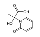 1(2H)-Pyridineacetic acid,-alpha--hydroxy--alpha--methyl-2-oxo- structure