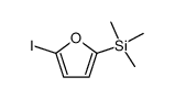 2-iodo-5-(trimethylsilyl)furan Structure