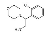2-(2-chlorophenyl)-2-morpholin-4-ylethanamine Structure