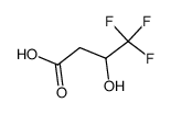 4,4,4-TRIFLUORO-3-HYDROXYBUTANOIC ACID Structure