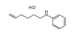 N-(hex-5-en-1-yl)aniline hydrochloride结构式