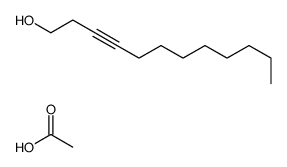 acetic acid,dodec-3-yn-1-ol结构式