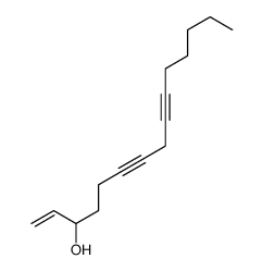pentadec-1-en-6,9-diyn-3-ol Structure