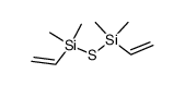 1,1,3,3-tetramethyl-1,3-divinyldisilathiane Structure