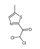 Ethanone, 2,2-dichloro-1-(5-methyl-2-thiazolyl)- (9CI)结构式