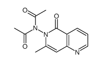 N-acetyl-N-(7-methyl-5-oxo-1,6-naphthyridin-6-yl)acetamide Structure
