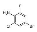 4-bromo-2-chloro-6-fluoroaniline Structure