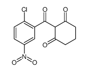 2-(2-chloro-5-nitrobenzoyl)cyclohexane-1,3-dione Structure