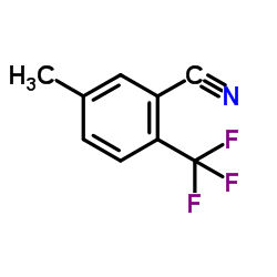 5-甲基-2-(三氟甲基)苄腈结构式