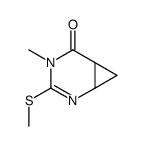 3-methyl-4-methylsulfanyl-3,5-diazabicyclo[4.1.0]hept-4-en-2-one Structure