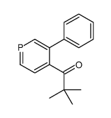 2,2-dimethyl-1-(3-phenylphosphinin-4-yl)propan-1-one Structure
