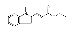2-Propenoic acid, 3-(1-methyl-1H-indol-2-yl)-, ethyl ester, (2E) Structure