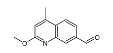 2-methoxy-4-methylquinoline-7-carbaldehyde结构式