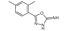5-(2,4-Dimethylphenyl)-1,3,4-oxadiazol-2-amine Structure