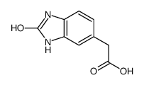 (9ci)-2,3-二氢-2-氧代-1H-苯并咪唑-5-乙酸结构式