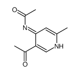 N-(5-乙酰基-2-甲基吡啶-4-基)乙酰胺结构式
