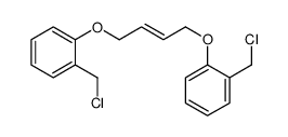 1-(chloromethyl)-2-[4-[2-(chloromethyl)phenoxy]but-2-enoxy]benzene Structure