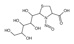 3-nitroso-2-(1,2,3,4,5-pentahydroxypentyl)-1,3-thiazolidine-4-carboxylic acid Structure