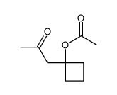 [1-(2-oxopropyl)cyclobutyl] acetate Structure