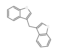 3-(benzothiophen-3-ylmethyl)benzothiophene结构式