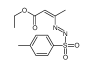 ethyl 3-[(4-methylphenyl)sulfonyldiazenyl]but-2-enoate Structure