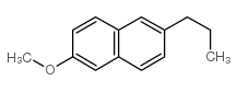 2-甲氧基-6-丙基萘结构式