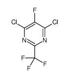 4,6-Dichloro-5-fluoro-2-(trifluoromethyl)pyrimidine Structure