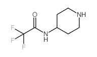 2,2,2-三氟-N-哌啶-4-乙酰胺结构式