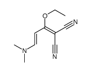 2-[3-(dimethylamino)-1-ethoxyprop-2-enylidene]propanedinitrile结构式