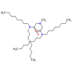 2,2'-(甲亚氨基)双(N,N-二正辛基乙酰胺)结构式