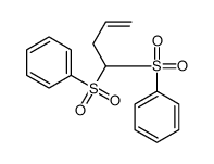 1-(benzenesulfonyl)but-3-enylsulfonylbenzene结构式