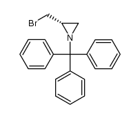 (S)-2-(bromomethyl)-1-tritylaziridine Structure