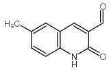 6-Methyl-2-oxo-1,2-dihydro-3-quinolinecarbaldehyde Structure