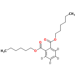 邻苯二甲酸二己酯-3,4,5,6-d4结构式