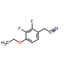 4-Ethoxy-2,3-difluorobenzyl cyanide Structure