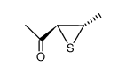 Ethanone, 1-(3-methylthiiranyl)-, trans- (9CI) picture