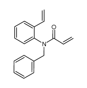 N-benzyl-N-(2-vinylphenyl)acrylamide Structure