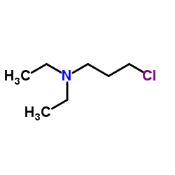 3-氯-N,N-二乙基丙-1-胺结构式