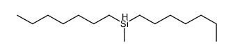 diheptyl(methyl)silane Structure