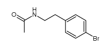N-acetyl-2-(4-bromophenyl)ethylamine结构式