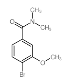 4-BROMO-3-METHOXY-N,N-DIMETHYLBENZAMIDE Structure
