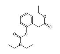 [2-二乙基氨基羰硫基]乙基乙酸乙酯结构式