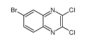 6-溴-2,3-二氯喹喔啉结构式