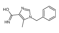 1-benzyl-5-methylimidazole-4-carboxamide Structure