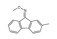 2-methyl-9H-fluoren-9-one O-methyl oxime结构式