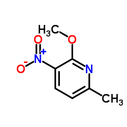 2-甲氧基-3-硝基-6-甲基吡啶结构式
