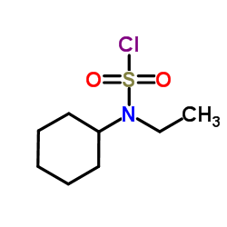 Cyclohexyl(ethyl)sulfamyl chloride Structure