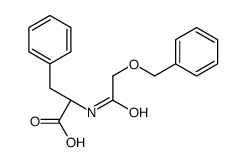 N-[(苯基甲氧基)乙酰基]-L-苯丙氨酸结构式