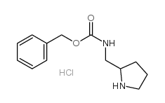 2-(Cbz-氨基甲基)吡咯烷盐酸盐结构式