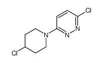 3-chloro-6-(4-chloropiperidin-1-yl)pyridazine structure